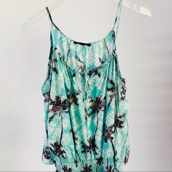 Palm Tree Cold Shoulder Tunic - Picture 3 of 16